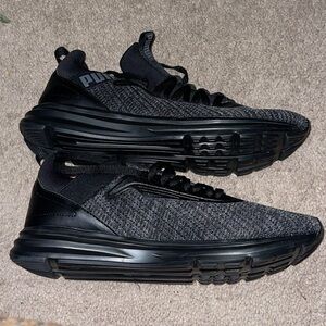 Puma Soft Foam Optimal Comfort Enzo Beta Woven V3 Black Mens Shoe New WB SZ 9 BN